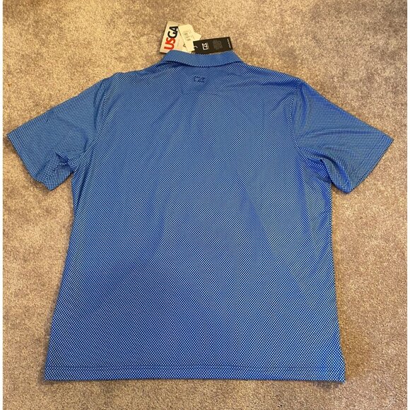 NWT Cutter & Buck Mens US Open 2019 Pebble Beach Polo Shirt Blue XL - Picture 2 of 9